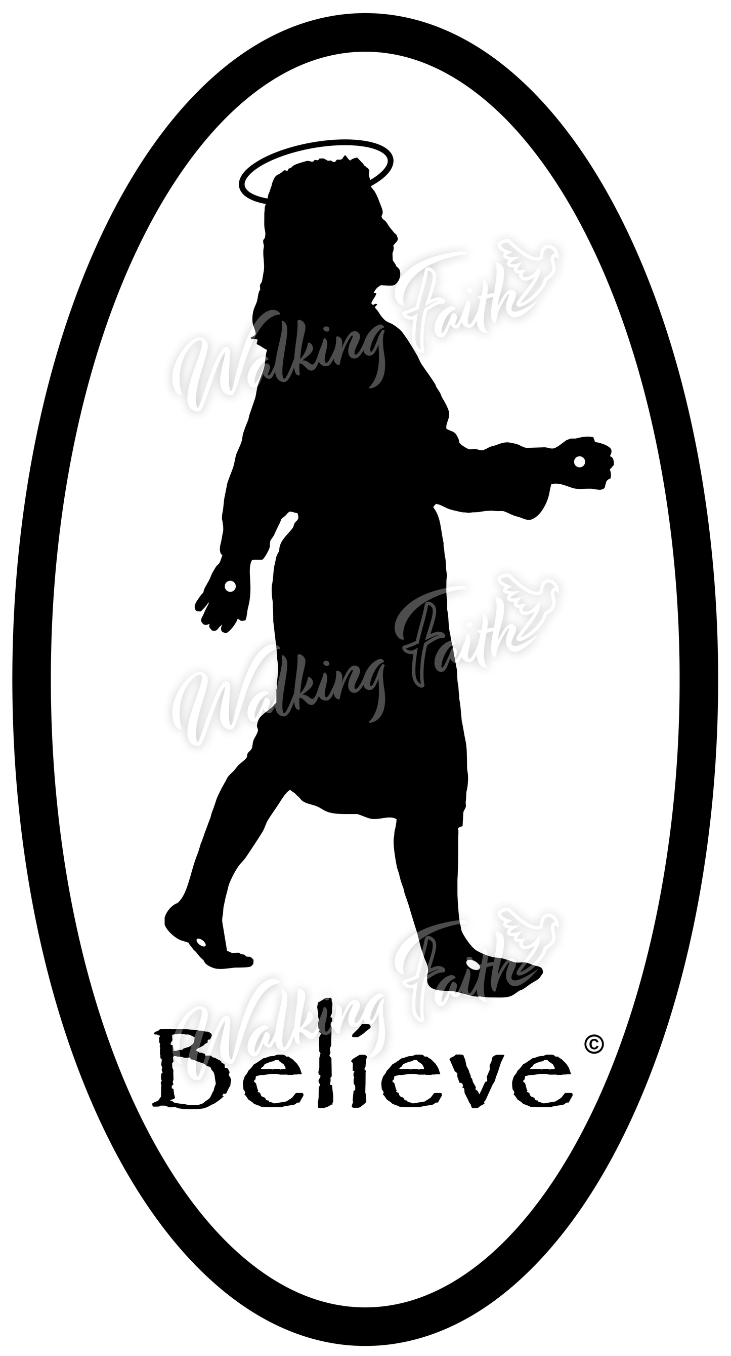 Jesus ‘Believe’ sticker