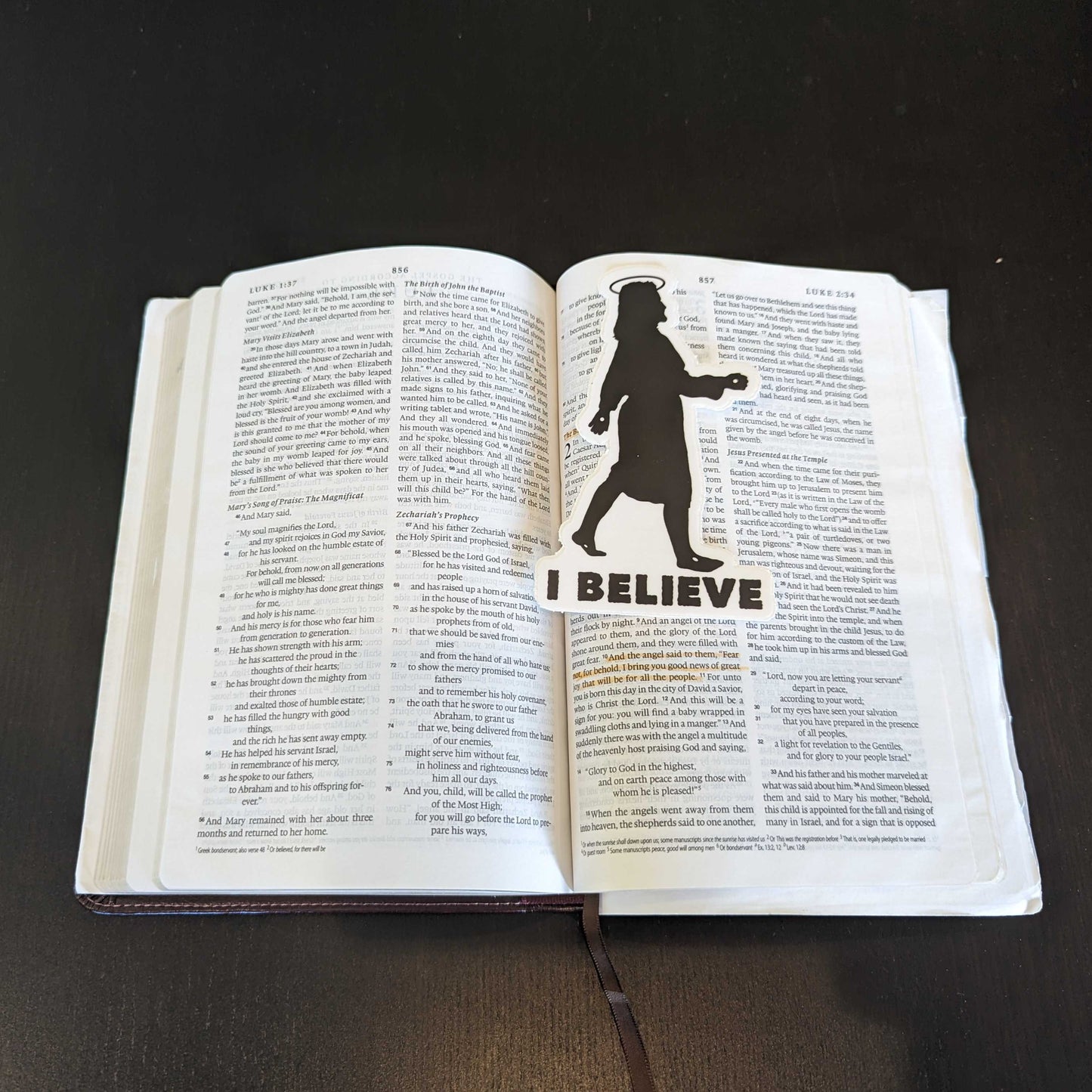 Jesus ‘I BELIEVE’ die-cut sticker